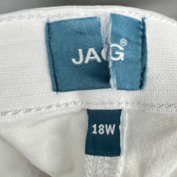 Jag White Cecillia Cropped Jeans  Plus Size 18 - Picture 6 of 9